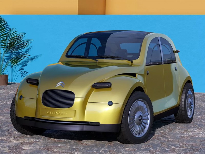 Citroen возвращает культовую модель 2CV в виде электрокара