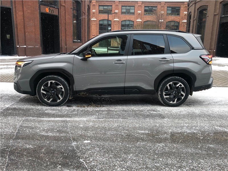 Subaru Forester (2023) вид сбоку