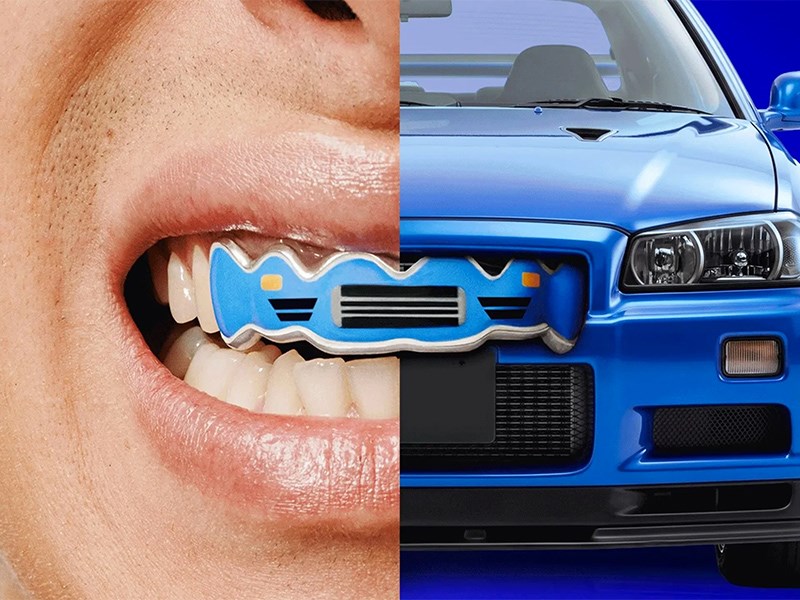 Nismo создала гриллзы для зубов в стиле Nissan Skyline GT-R R34