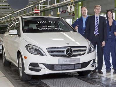Mercedes-Benz приступил к производству электрокара B-class Electric Drive