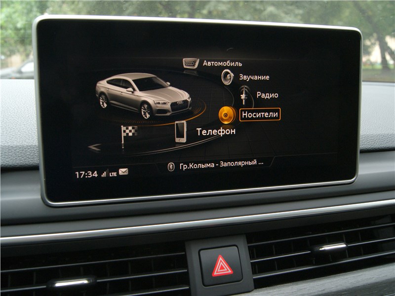 Audi A5 Sportback 2020 монитор