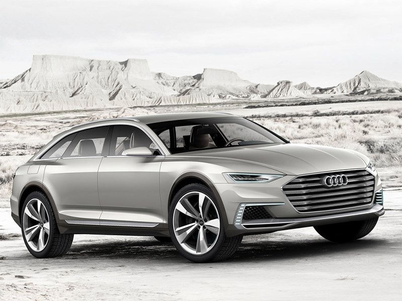 Audi Prologue Allroad Concept 2015 вид спереди сбоку