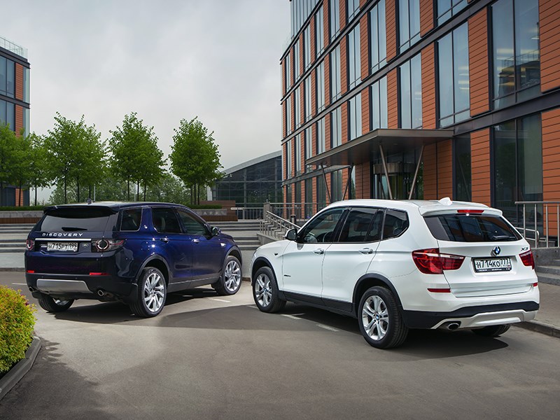 Сравнительный тест BMW X3 и Land Rover Discovery Sport