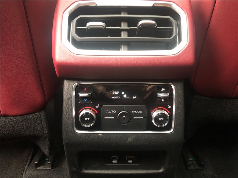 Tank 400 (2026) климат для второго ряда