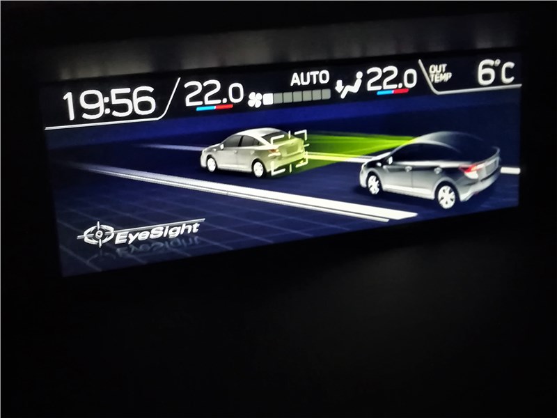 Subaru XV (2022) дополнительный экран