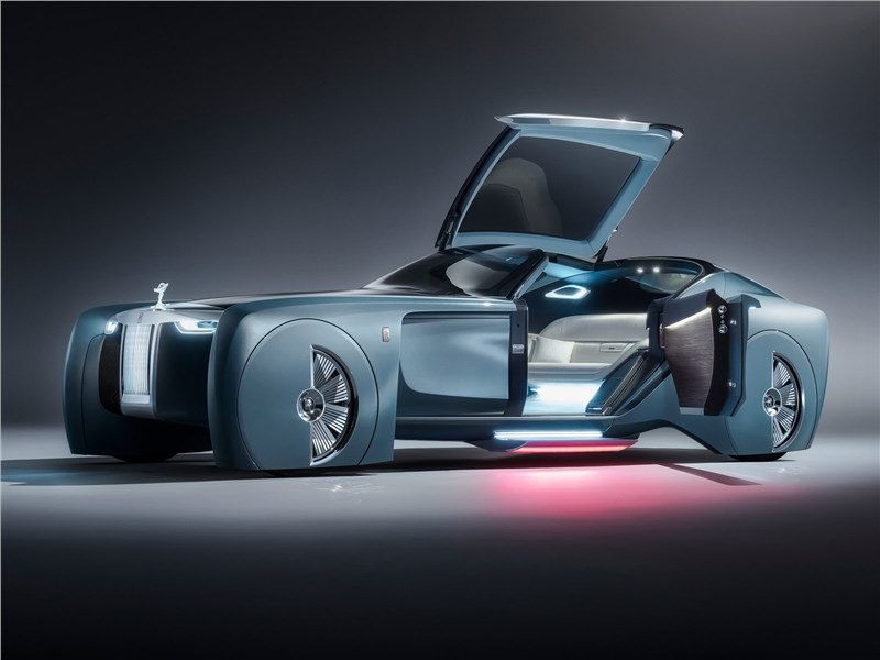 Rolls-Royce Vision Next 100 concept 2016 вид спереди сбоку