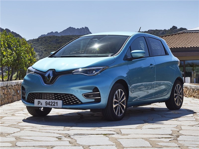Renault Zoe 2020 вид спереди