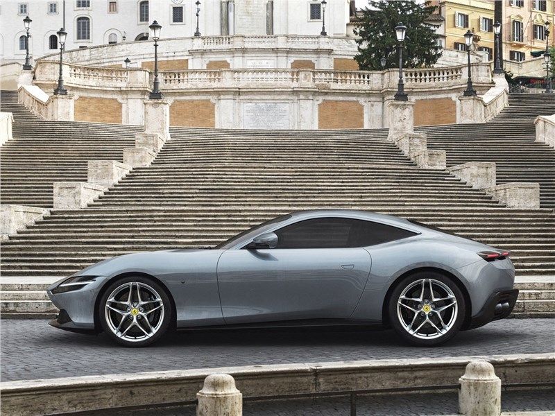 Ferrari Roma 2020 вид сбоку
