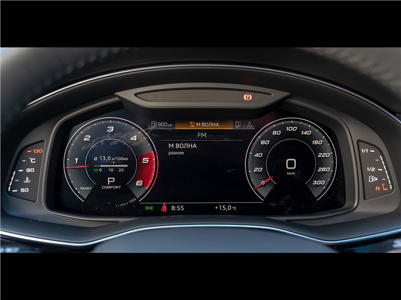Audi Q7 2020 приборная панель