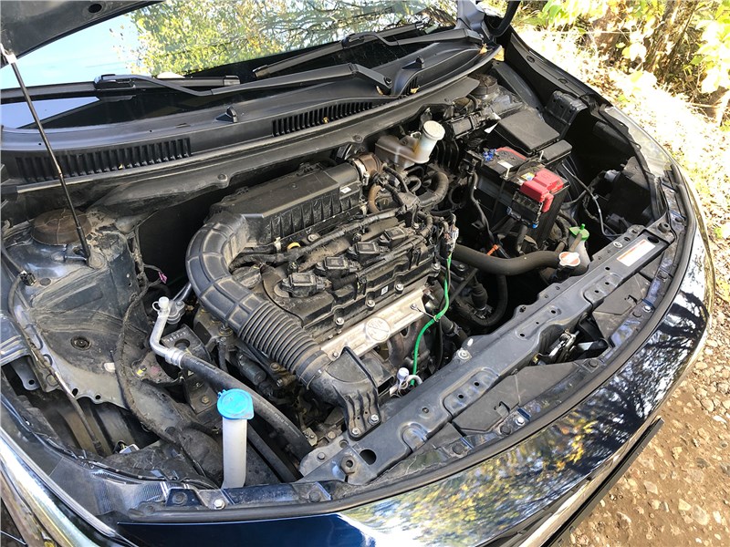 Suzuki Baleno (2022) моторный отсек