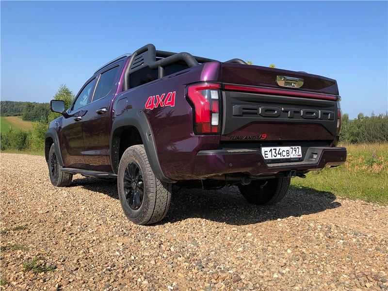 Foton Tunland V9 (2025) вид сзади