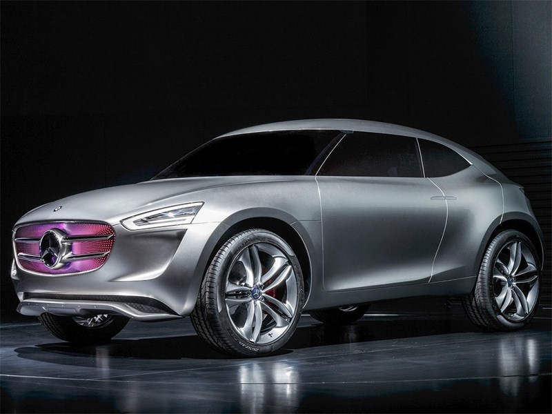 Mercedes-Benz G-Code concept 2014 вид спереди сбоку
