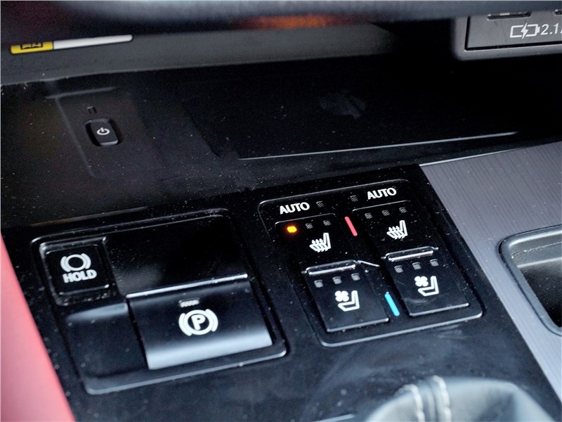 Lexus RX (2020) кнопки