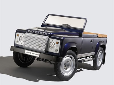 Новый Land Rover Defender – на педальной тяге