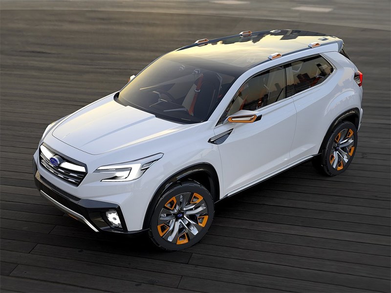 Subaru VIZIV Future Concept 2015 вид спереди сверху