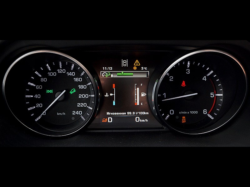 Land Rover Discovery Sport 2015 приборная панель