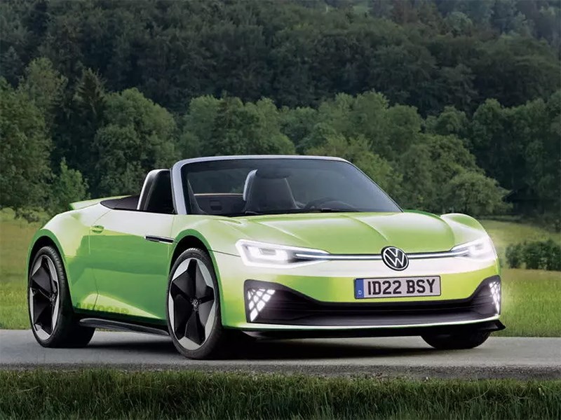 Volkswagen готовится презентовать уникальный электрический спроткар