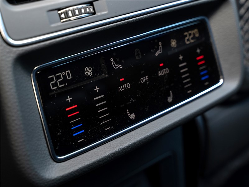 Audi Q7 2020 управление климатом