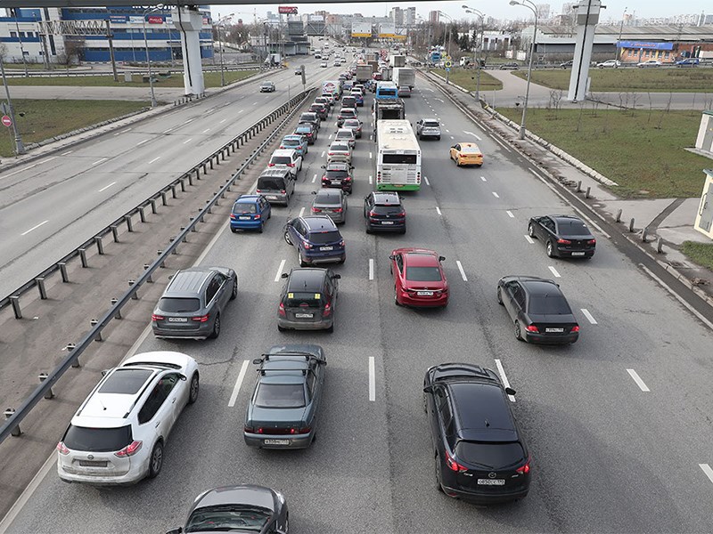 Власти заявили об увеличении въезжающих в Москву машин во время пандемии