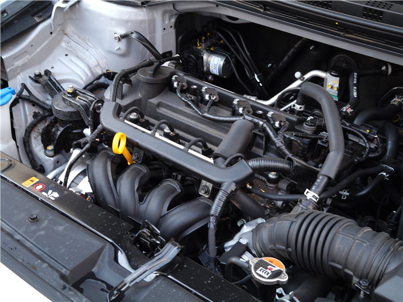 Specifikacije motora Hyundai Solaris 1.6, vremenski uređaj, dinamika, potrošnja goriva Hyundai Solaris 1.6