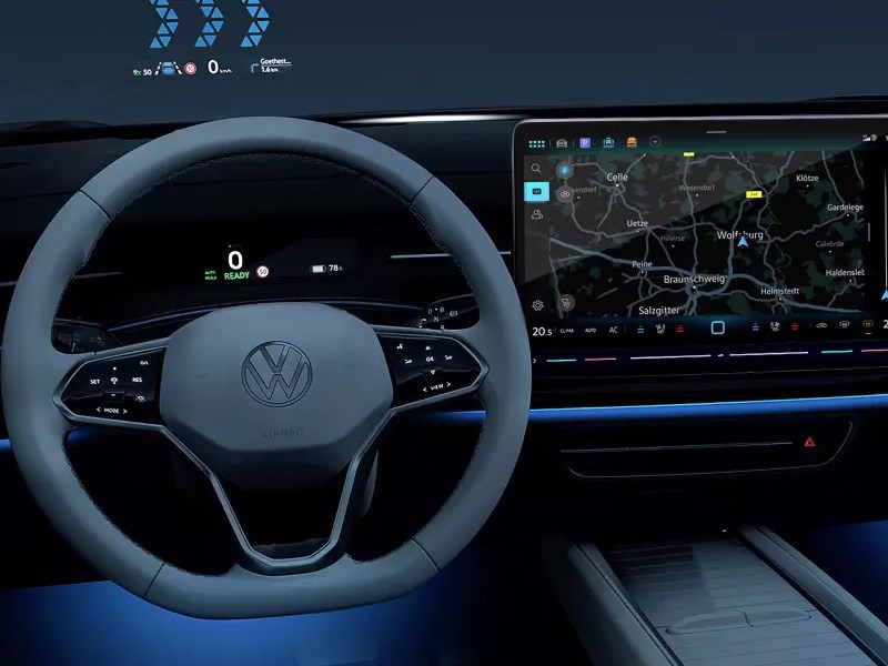 Volkswagen показал интерьер электрокара ID.7