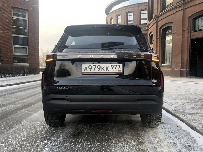 Сhery Tiggo 4 (2024) вид сзади