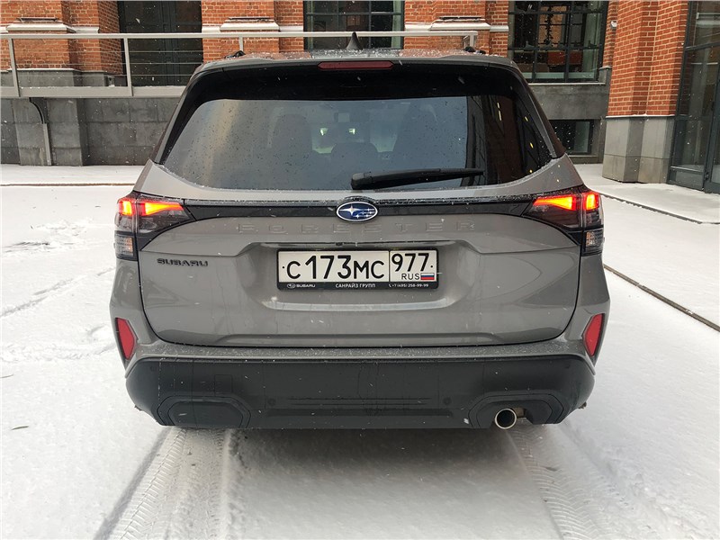 Subaru Forester (2023) вид сзади
