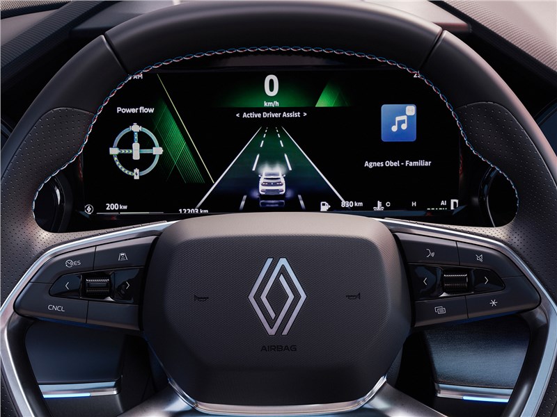 Renault Filante E-Tech 250 (2026) приборная панель