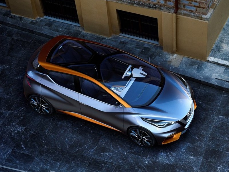 Nissan Sway Concept 2015 вид сверху