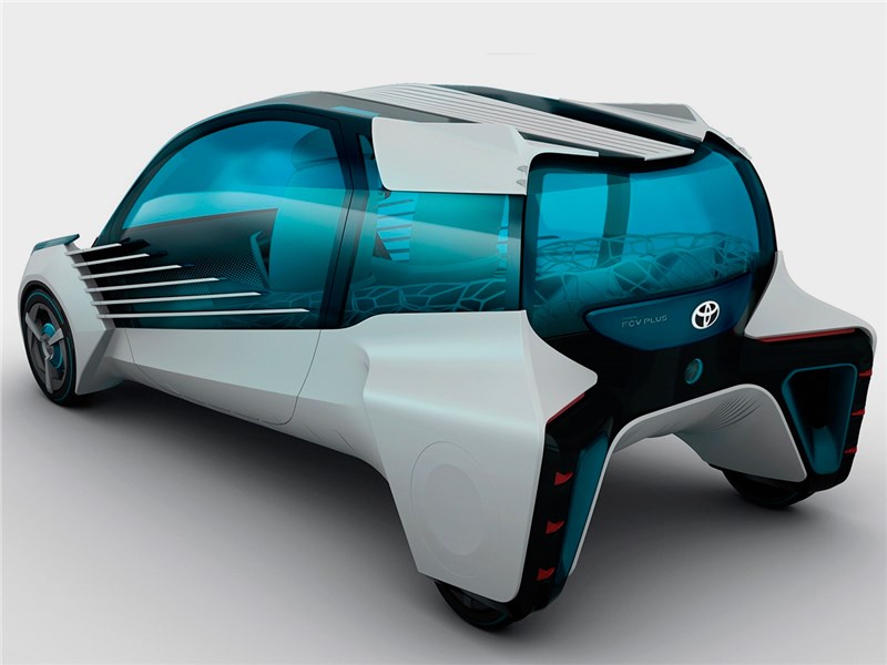 Toyota FCV Plus concept 2015 вид сзади