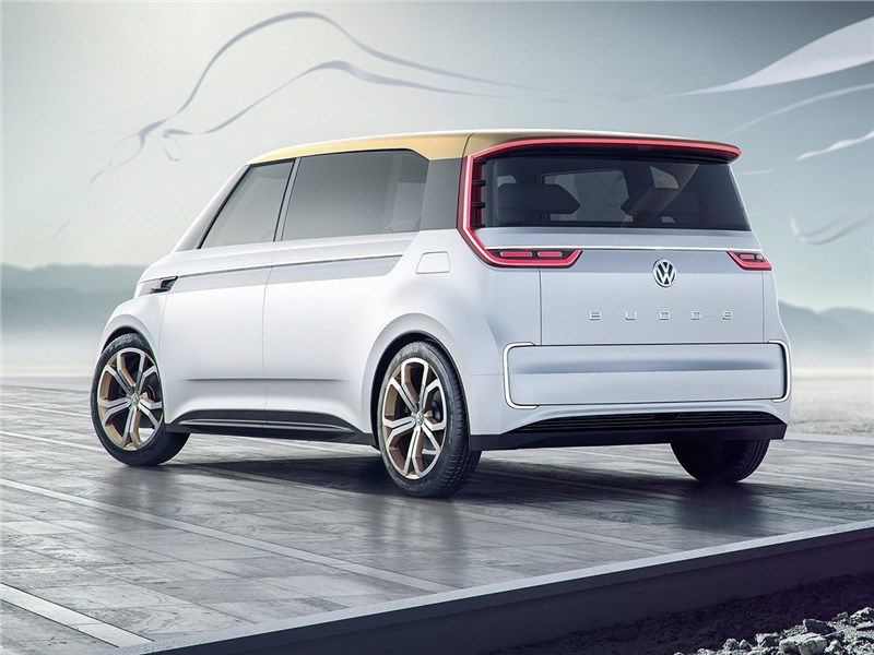 Volkswagen Budd-e Concept 2016 вид сзади