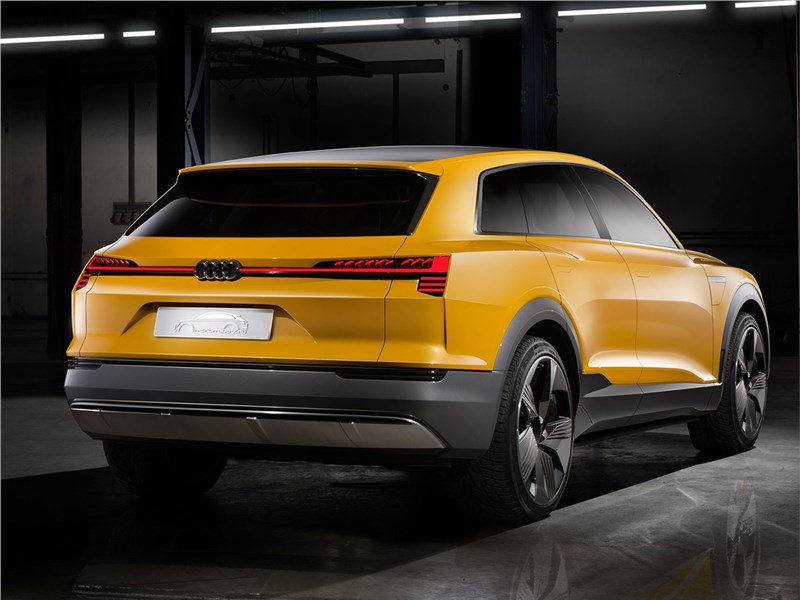 Audi h-tron quattro Concept 2016 вид сзади