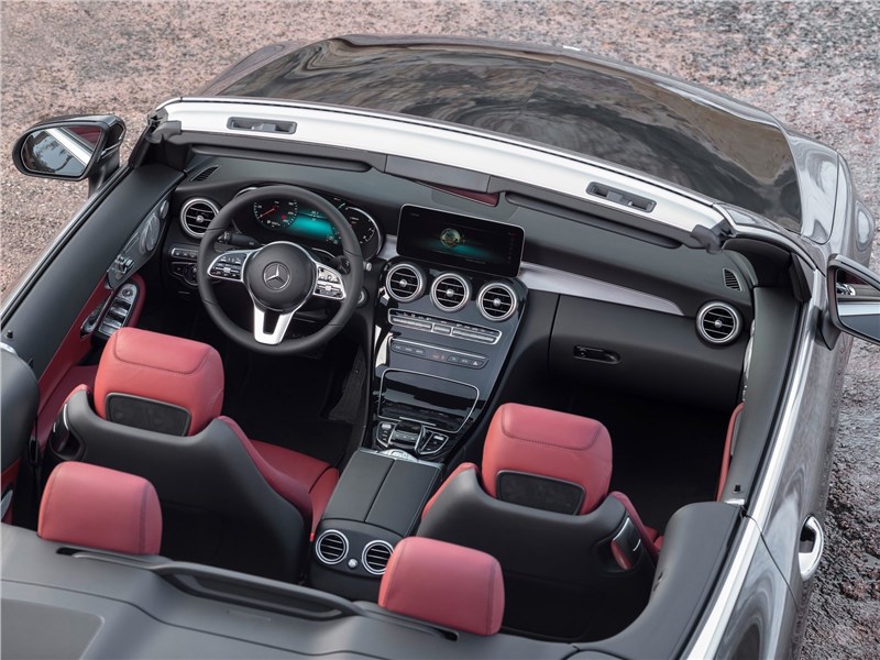 Mercedes-Benz C-Class Cabriolet 2019 вид сверху