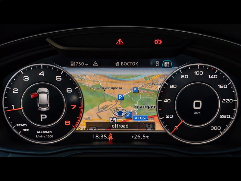 Audi Q5 2017 приборная панель