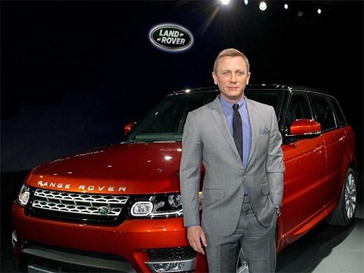 Дэниел Крейг получил миллион долларов за рекламу Range Rover
