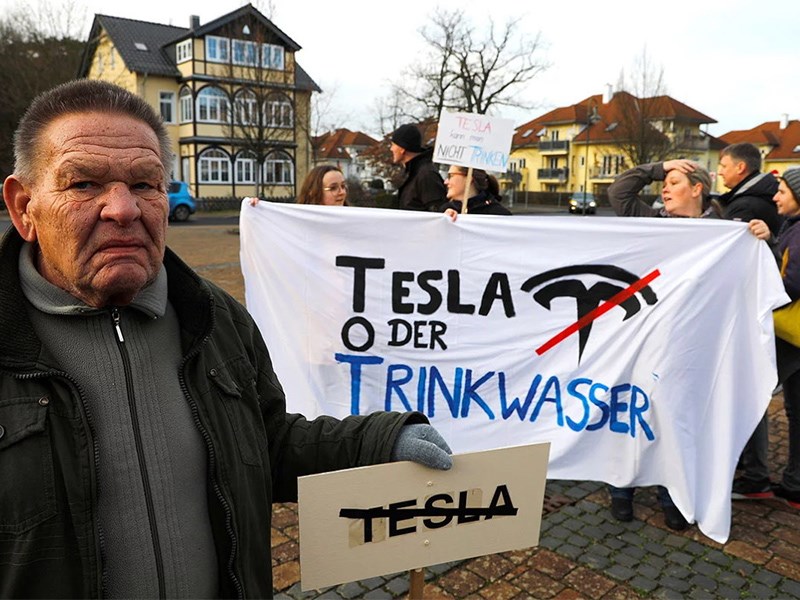 Tesla крадет воду у Германии