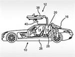 Mercedes запатентовал «крылья» для суперкара SLS AMG