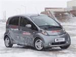 Mitsubishi i-MiEV испытали на прочность в условиях русской зимы