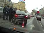 Очередная авария с «мигалкой» произошла в центре столицы