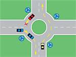 ГИБДД поможет автомобилистам с движением на круге