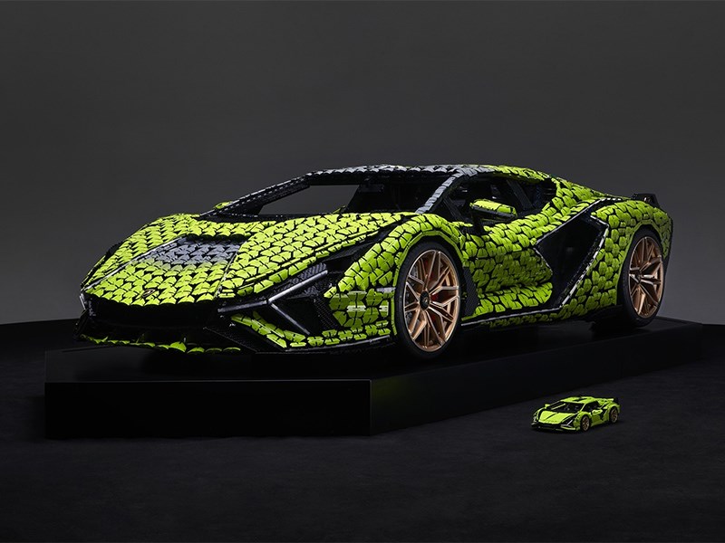 Lamborghini Sian возвели в Lego