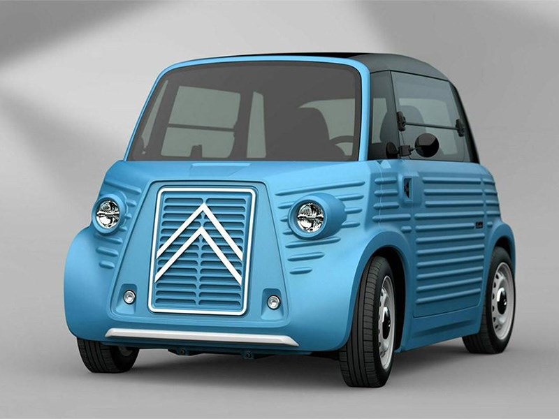 Citroen Ami превратили в ретро-фургон в стиле Type H