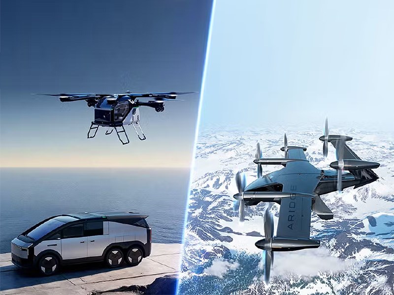 Xpeng представила летающий автомобиль Aridge A868 с запасом хода более 500 км