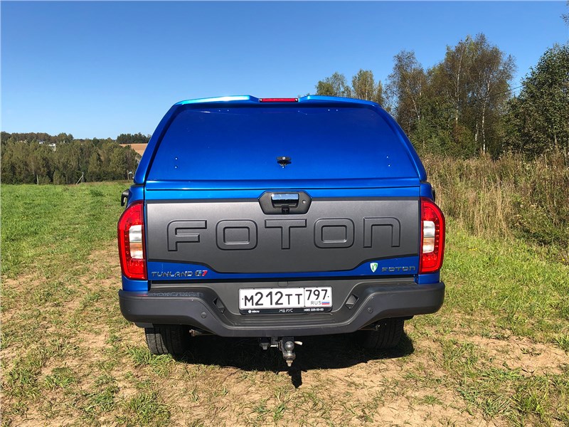 Foton Tunland G7 (2024) вид сзади