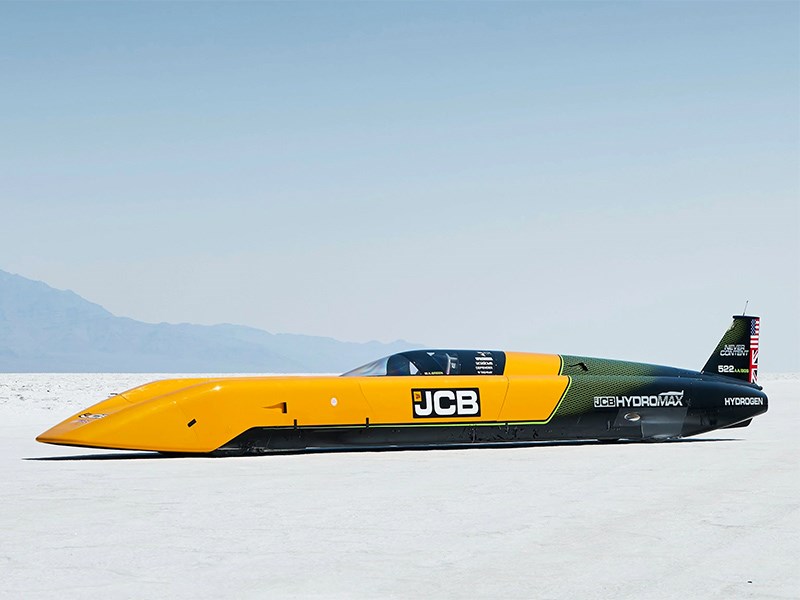 Водородный JCB разогнался до 653.909 км/ч и установил новый рекорд FIA