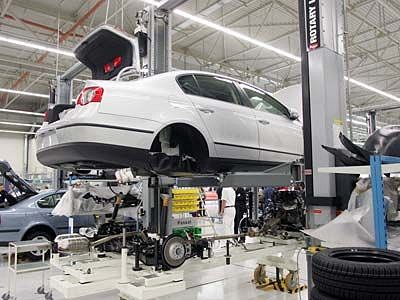 Производство автомобилей на российском заводе Volkswagen приостановлено