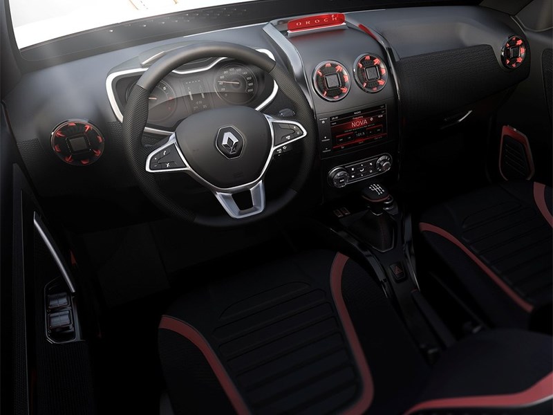 Renault Duster Oroch concept 2014 водительское место