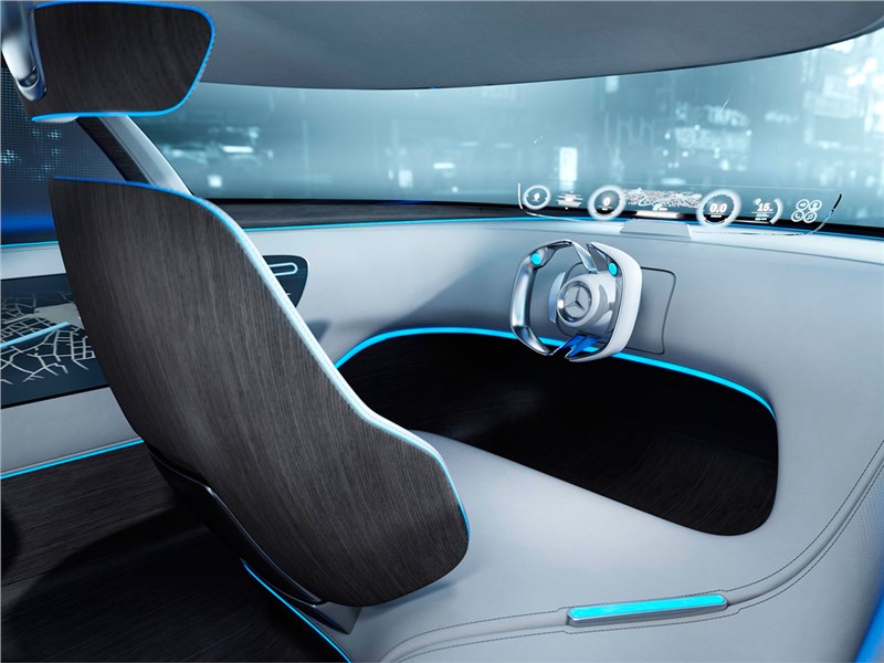 Mercedes-Benz Vision Tokyo Concept 2015 водительское место