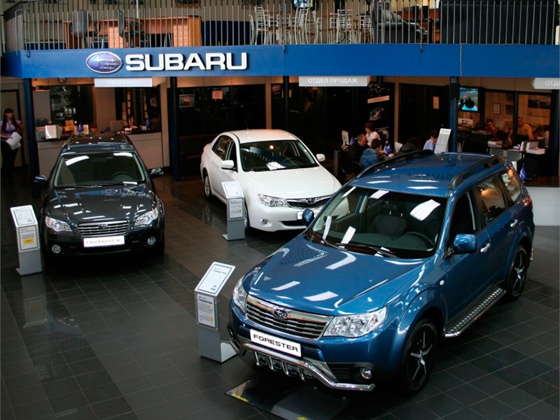 В России приостановлены продажи трех моделей Subaru