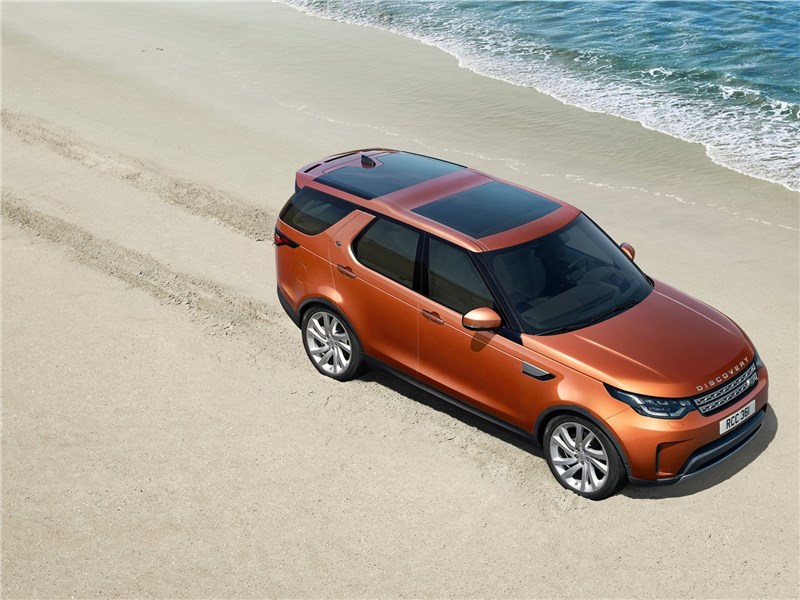 Land Rover Discovery 2017 вид сверху